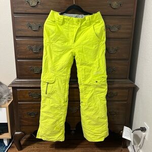 Woman’s Firefly Bright Green Snowboard/Ski Pants S/P